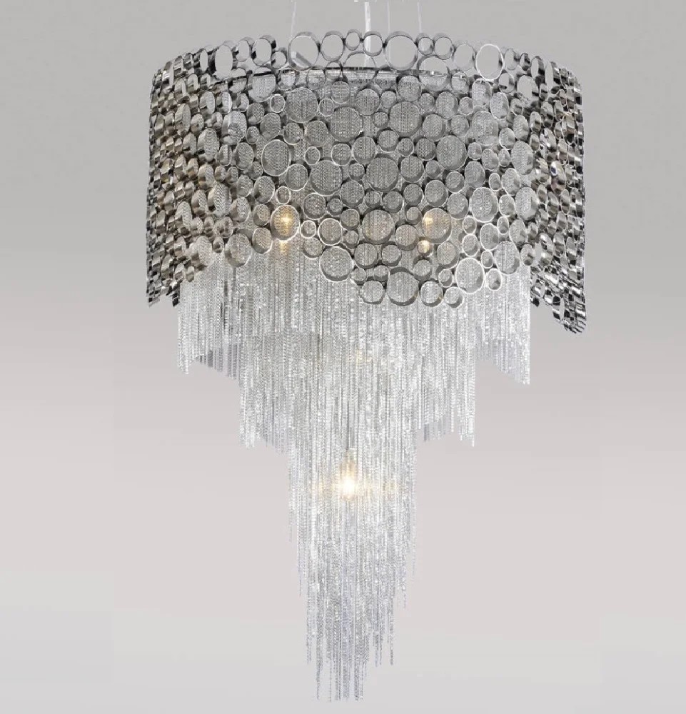 Люстра каскадная Crystal Lux Hauberk HAUBERK SP-PL8 D60
