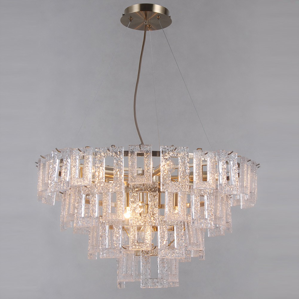 Подвесная хрустальная люстра Делма Lumien Hall 30473.01.05.10