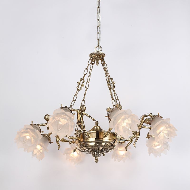 Люстра с ангелочками Эльза H17050/8COP Lumien Hall