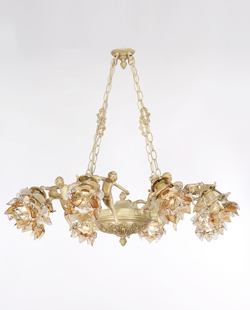 Люстра с ангелочками Эльза H17050/8YHG Lumien Hall