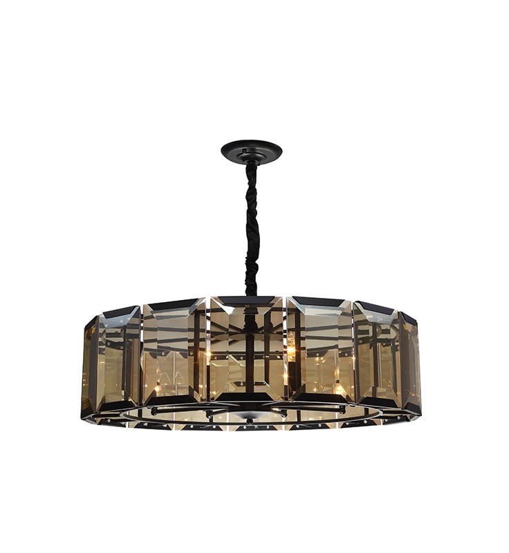 Подвесная люстра Lumien Hall Талия 3002/8P-BK-CGN