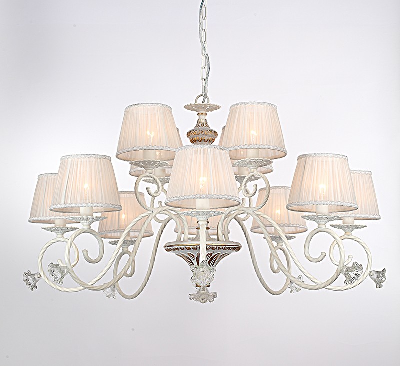 Люстра многоярусная Летисия H17075/12HEW Lumien Hall