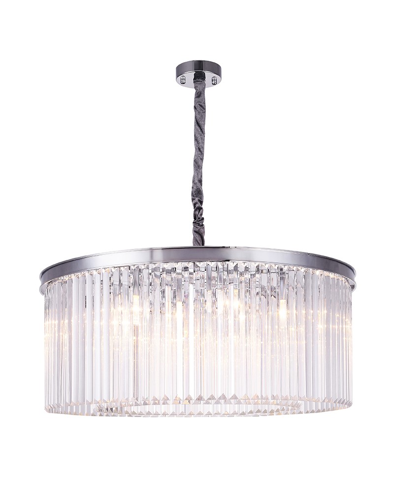 Подвесная хрустальная люстра Рейн Lumien Hall 0014/8P-CR