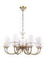 Подвесная люстра Lumien Hall Лива 1025/8H-AB-WT