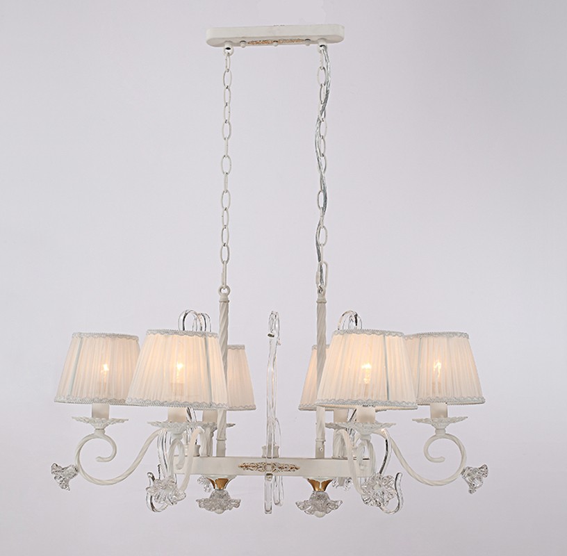 Люстра подвесная с цветочками Летисия P17075/6HEW Lumien Hall