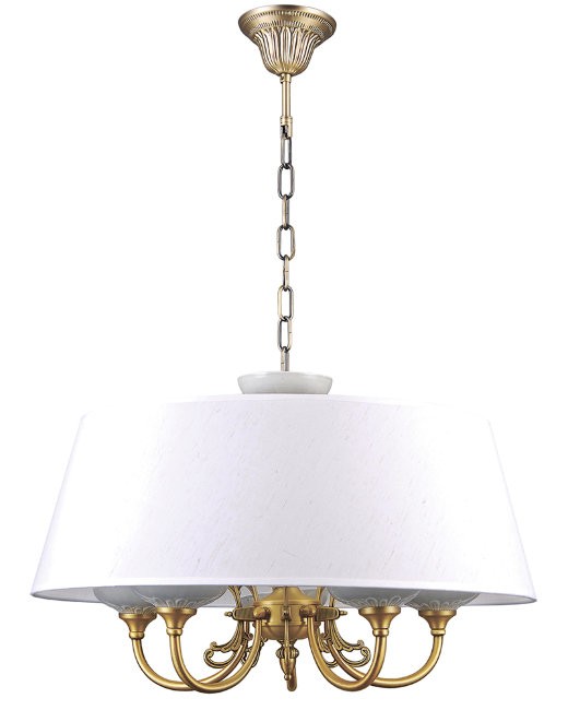 Подвесная люстра Lumien Hall Лива 1025/5P-AB-WT