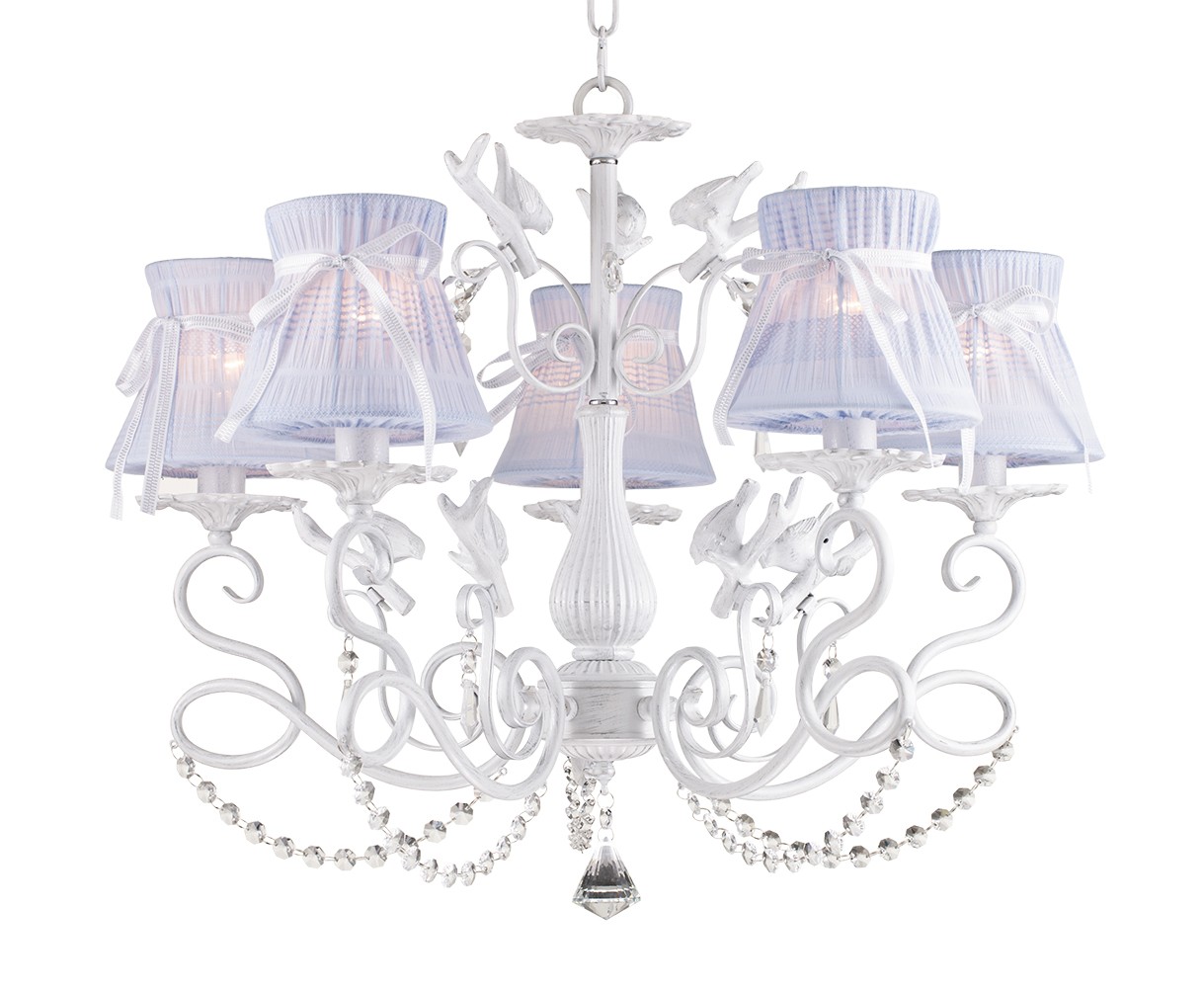 Люстра с птичками Жизель 1011/5P-WS Lumien Hall