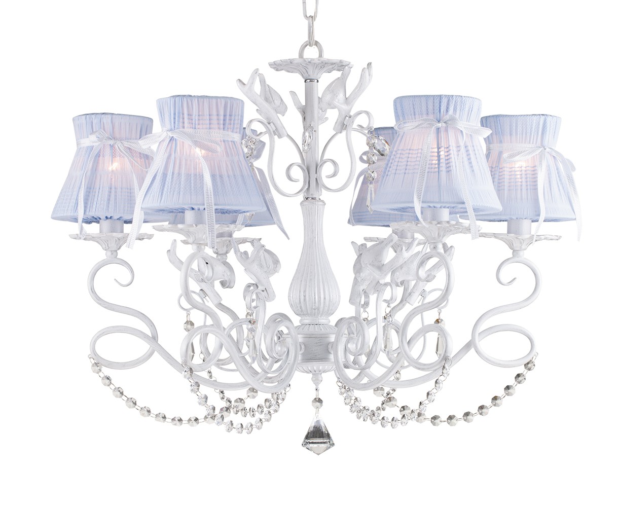 Люстра с птичками Жизель 1011/6P-WS Lumien Hall