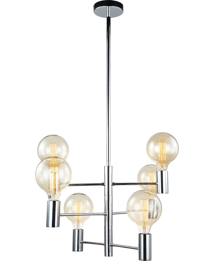 Люстра на штанге Lumien Hall Силеван 4011/6P-CR