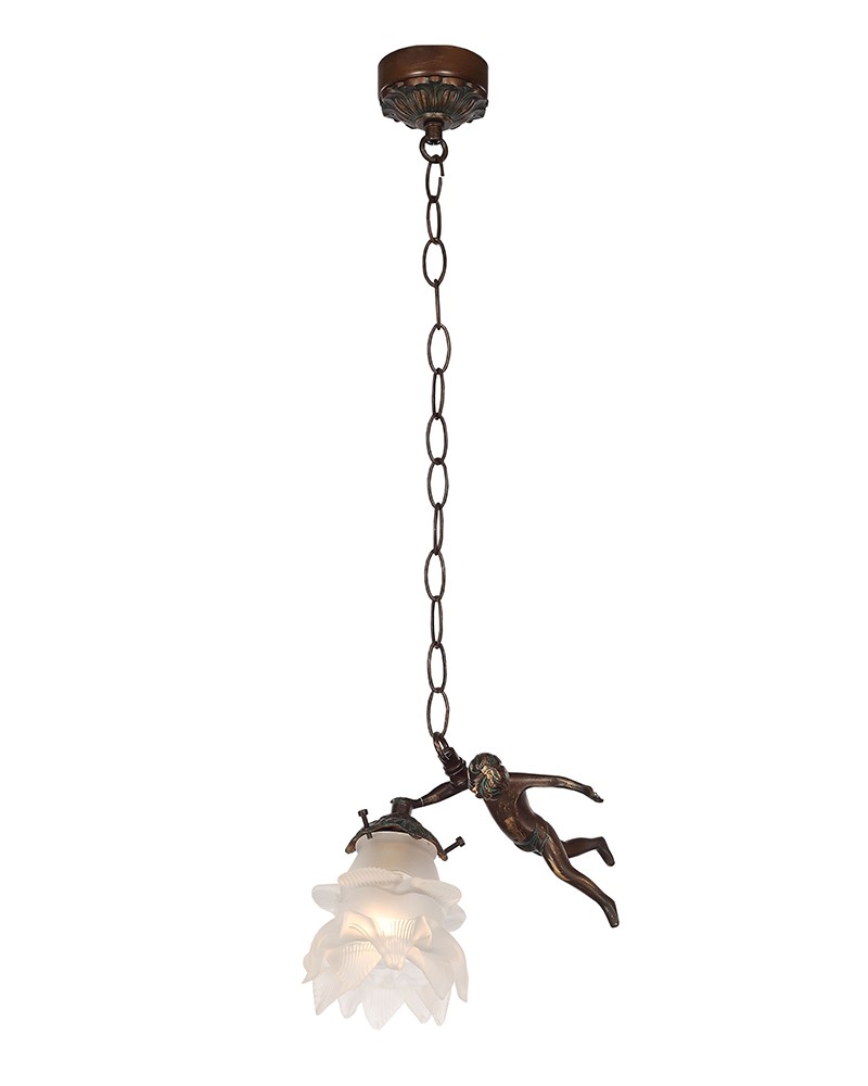 Подвесной светильник с человечком Эльза P17050/1PCRG Lumien Hall