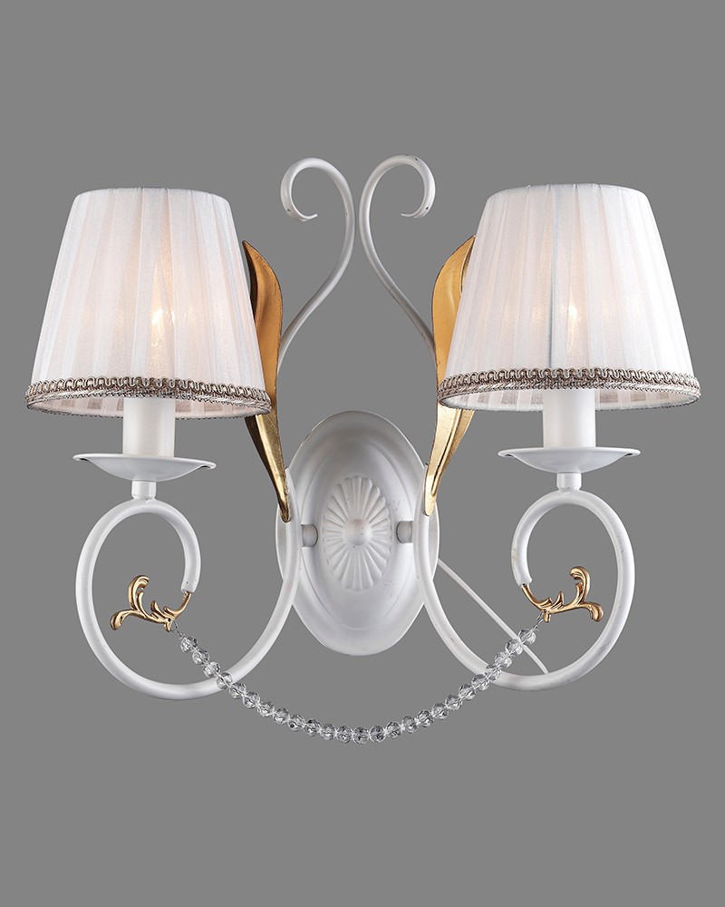 Бра с цветочками Эми W17005/2WHGD Lumien Hall