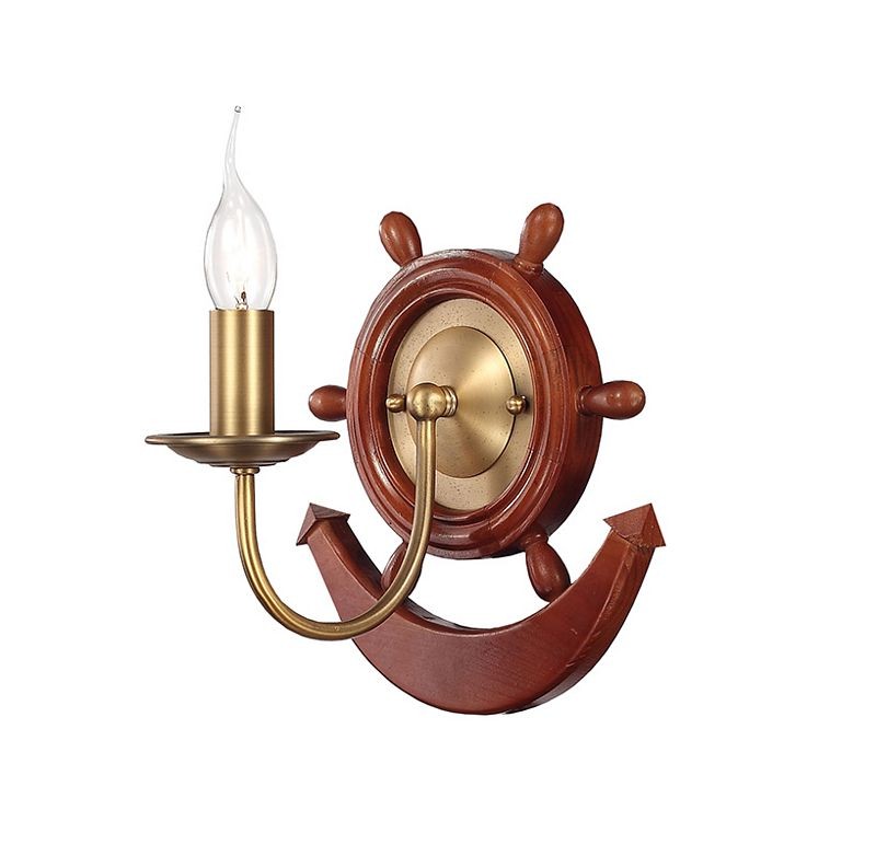 Бра со штурвалом Немо W17029/1PCC Lumien Hall