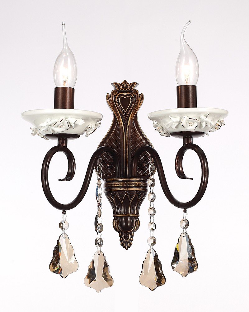 Бра с цветочками Кейнд W17059/2LBCG1 Lumien Hall