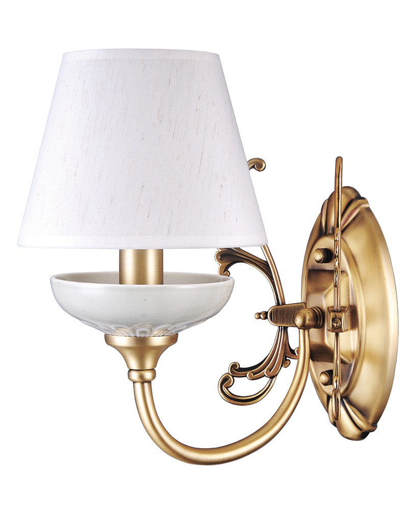 Настенное бра Lumien Hall Лива 1025/1W-AB-WT