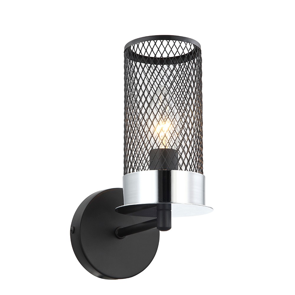 Настенное бра Lumien Hall Элоди 4015/1W-BK-CR