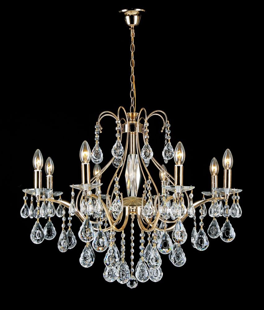 Подвесная хрустальная люстра Шарм Seven Fires 20289.01.01.08