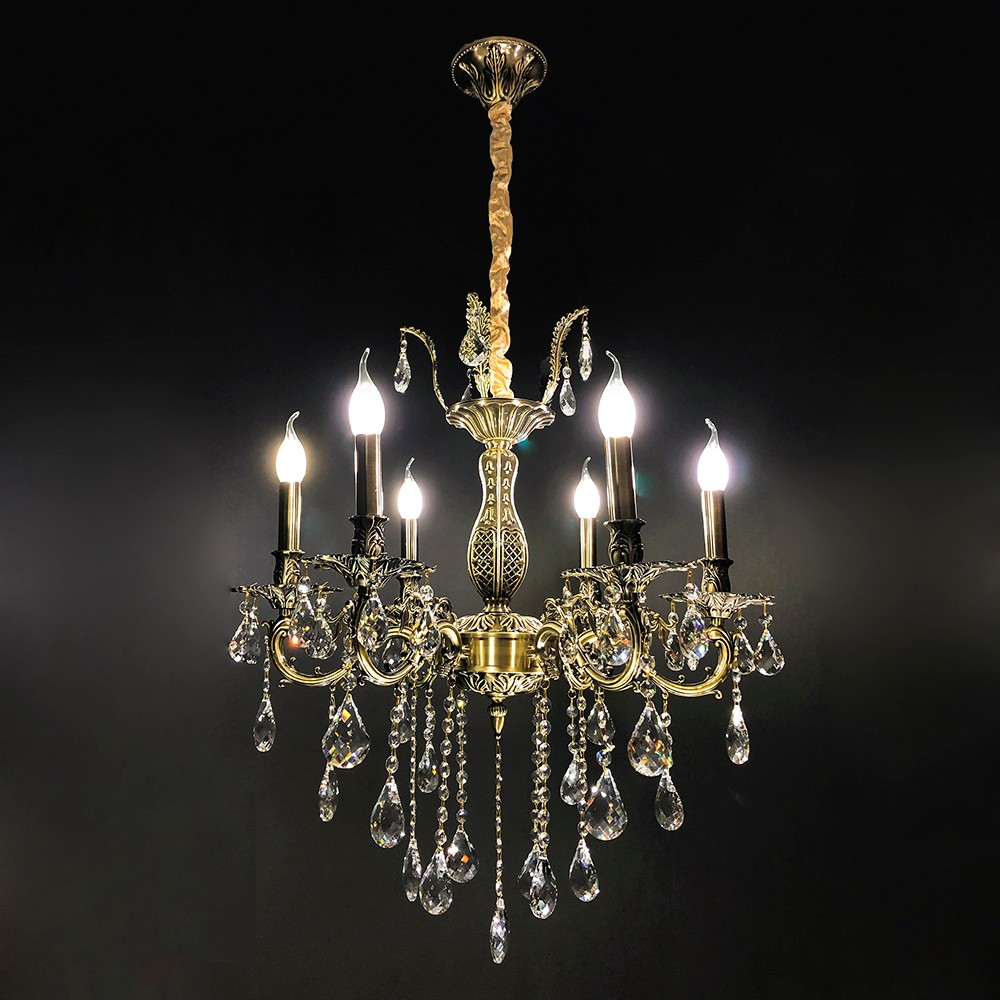 Подвесная хрустальная люстра Стифен Seven Fires 20327.01.05.06