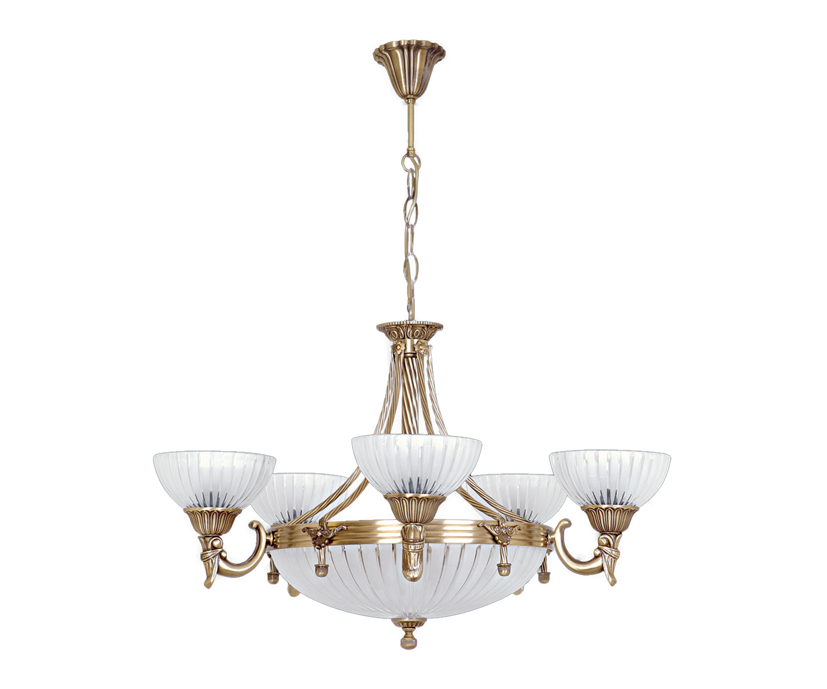 Подвесная люстра KINK Light Кристалл Классика 2067/5+3 ANTIK