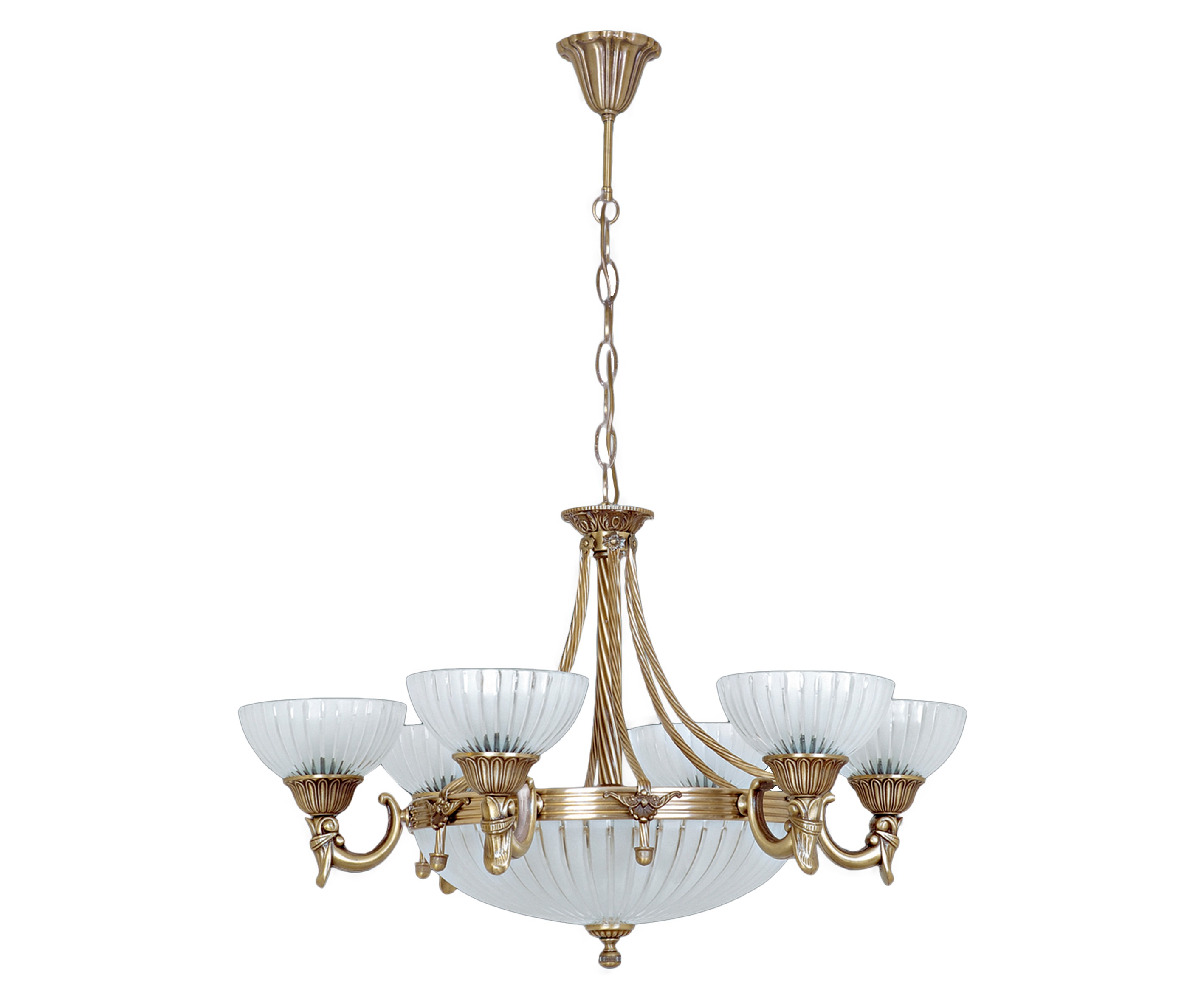 Подвесная люстра KINK Light Кристалл Классика 2067/6+3 ANTIK