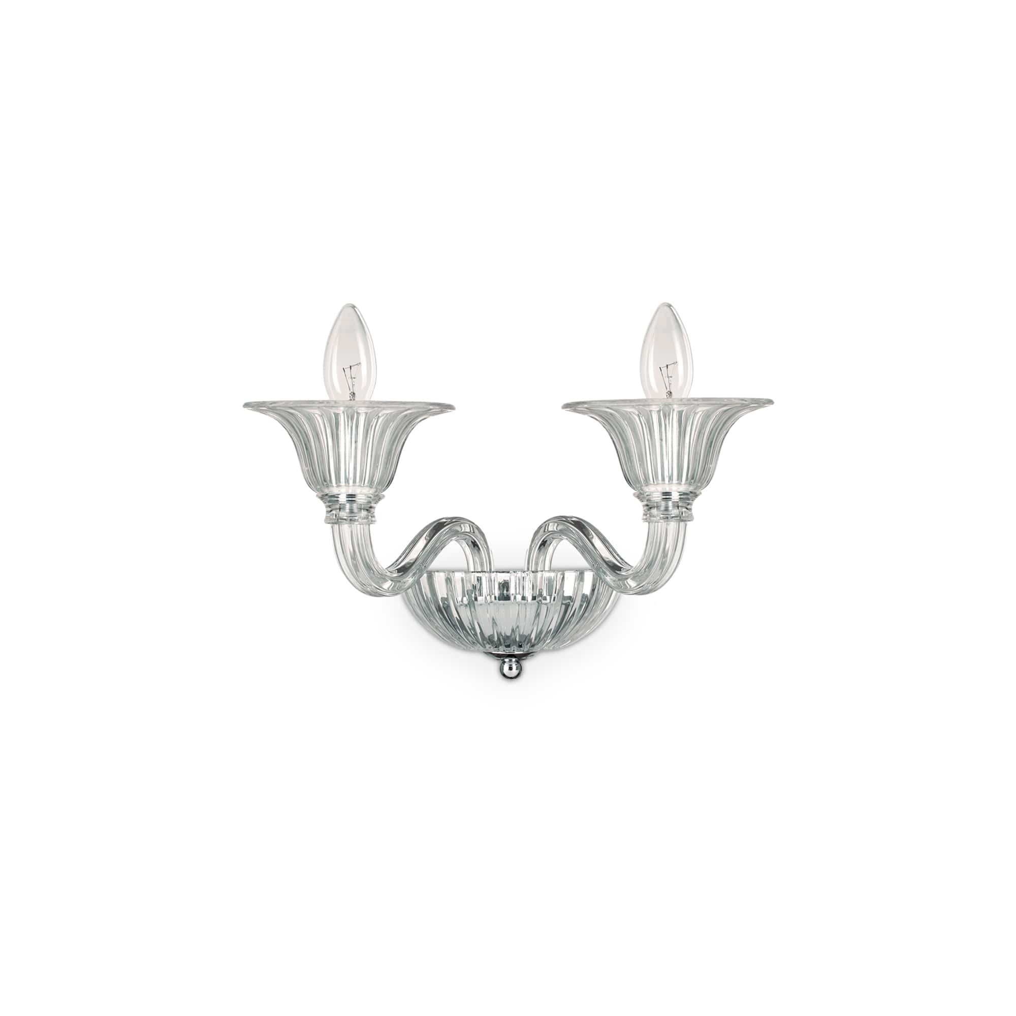 Настенное бра Ideal Lux Brigitta BRIGITTA AP2 TRASPARENTE