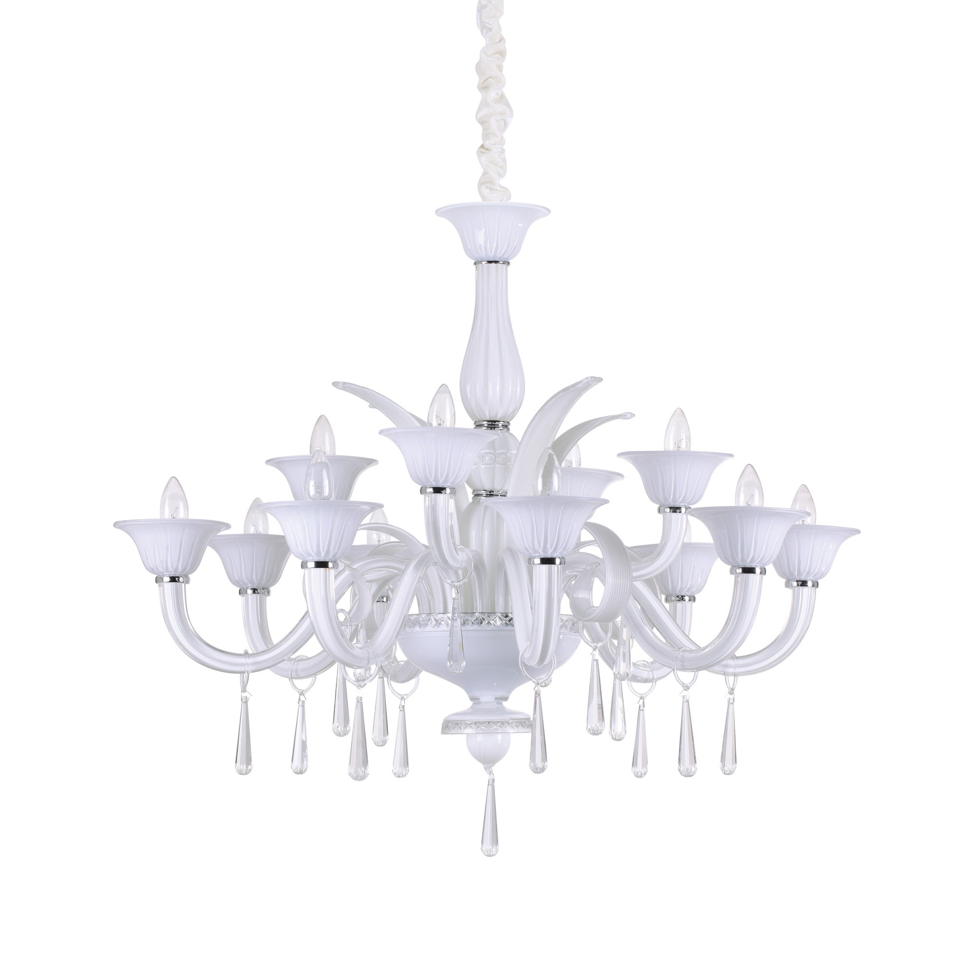 Подвесная люстра Ideal Lux Renoir RENOIR SP12 BIANCO