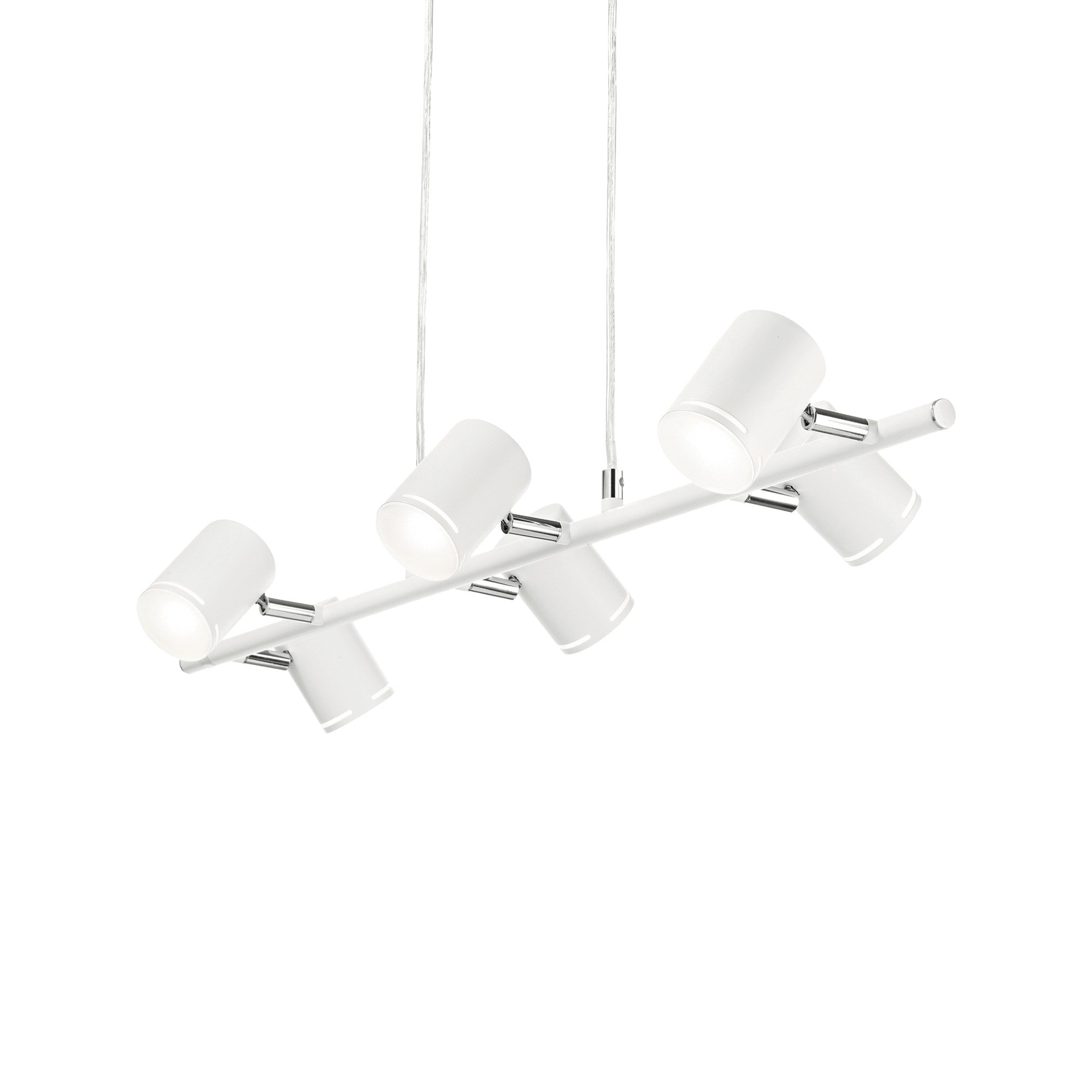 Подвесная люстра Ideal Lux Shots SHOTS SP6 BIANCO